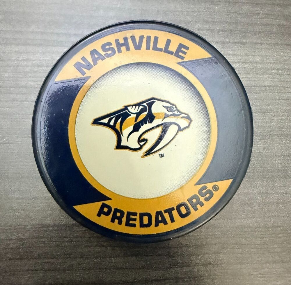 Nashville Predators Retro Series Collectible Hockey Puck